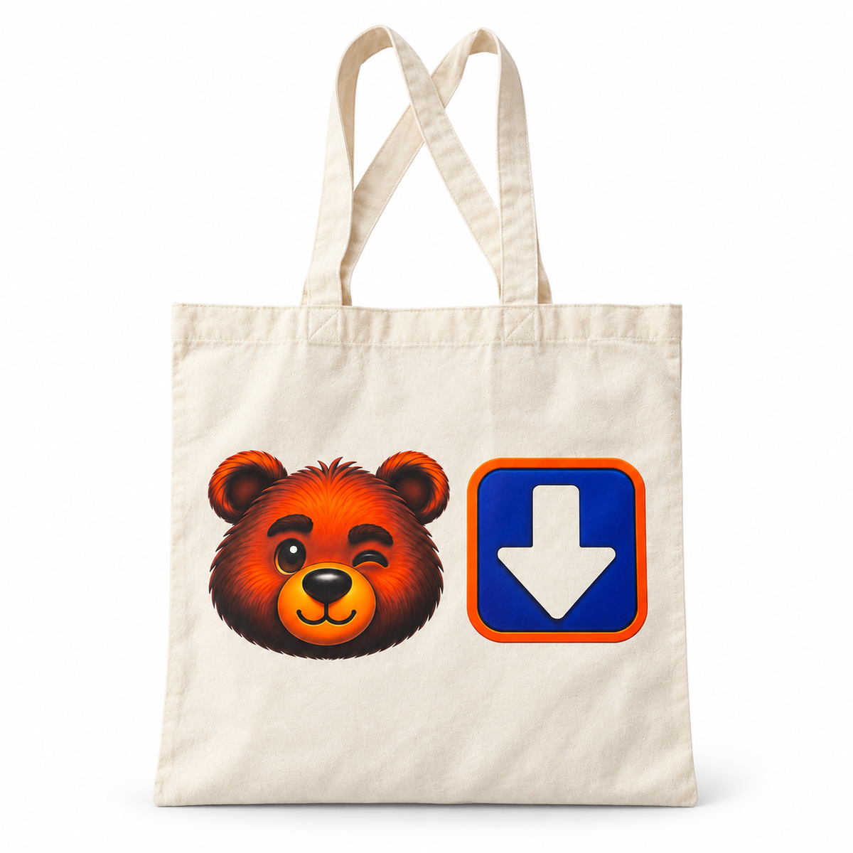 Signature Winking Bear Tote Bag